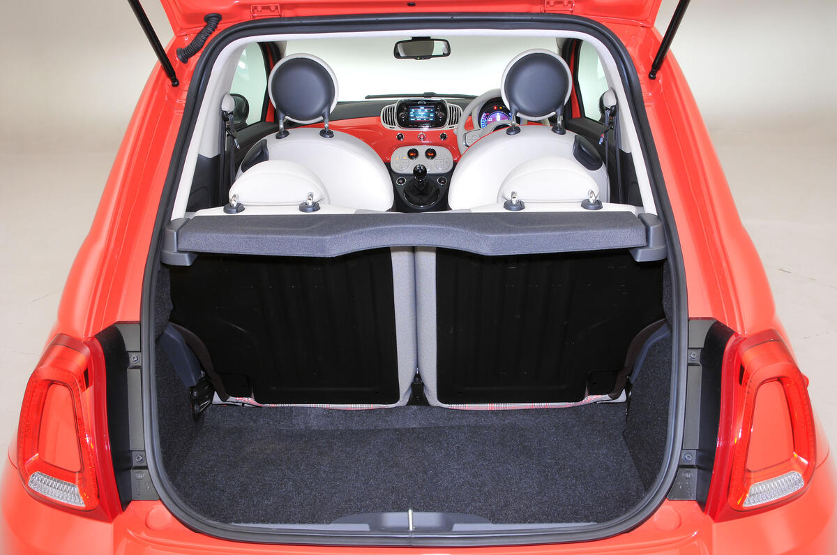 Fiat 500 boot space