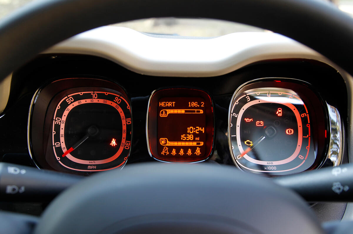 Fiat Panda instrument cluster