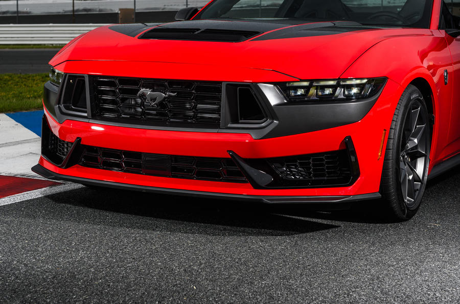 ford mustang dark horse review 202317 grill