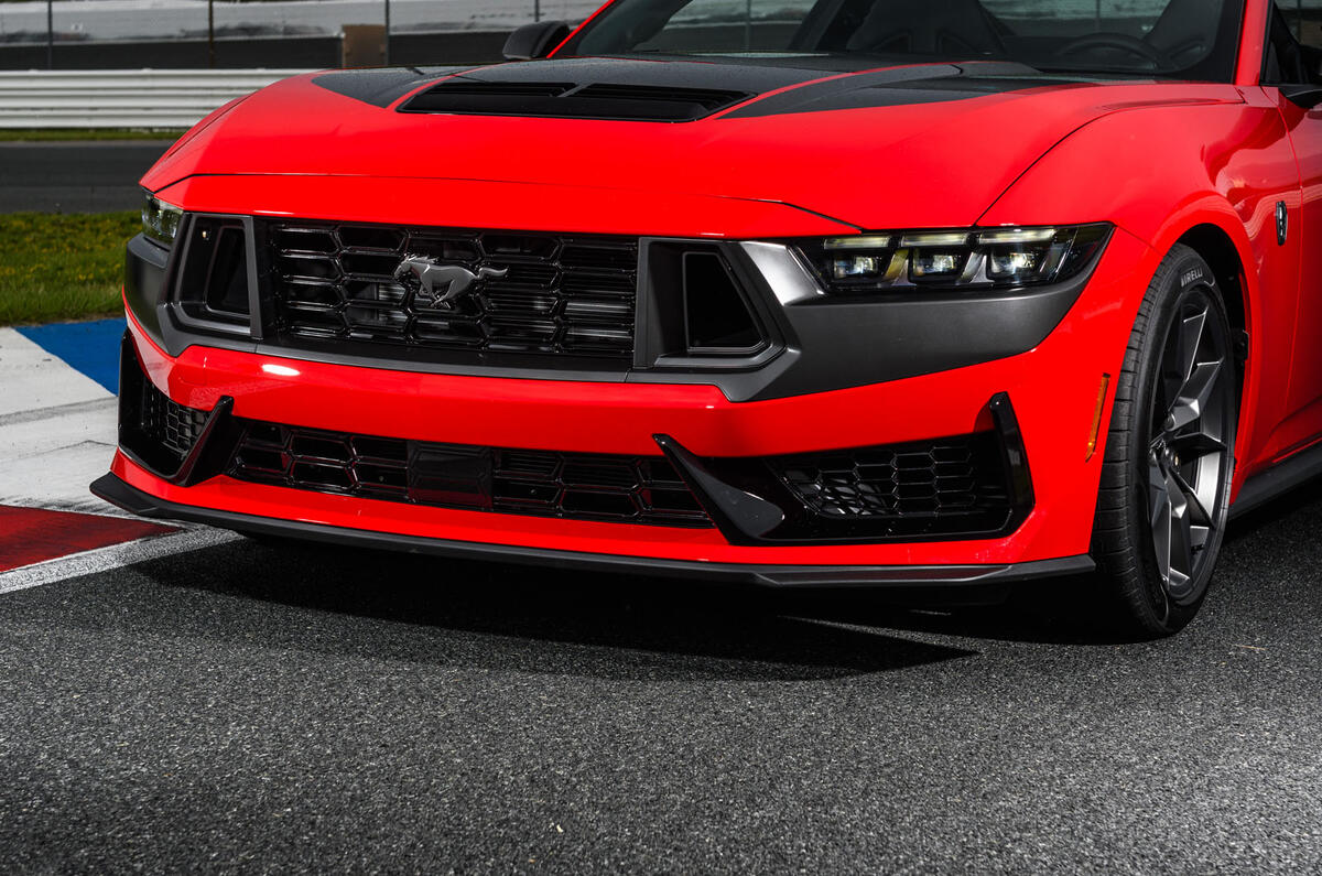 ford mustang dark horse review 202317 grill