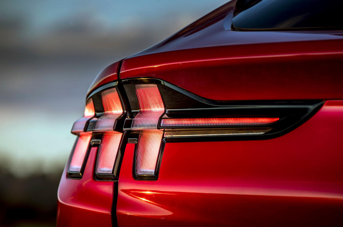 ford mustang mach e 2023 review  08 rear light detail