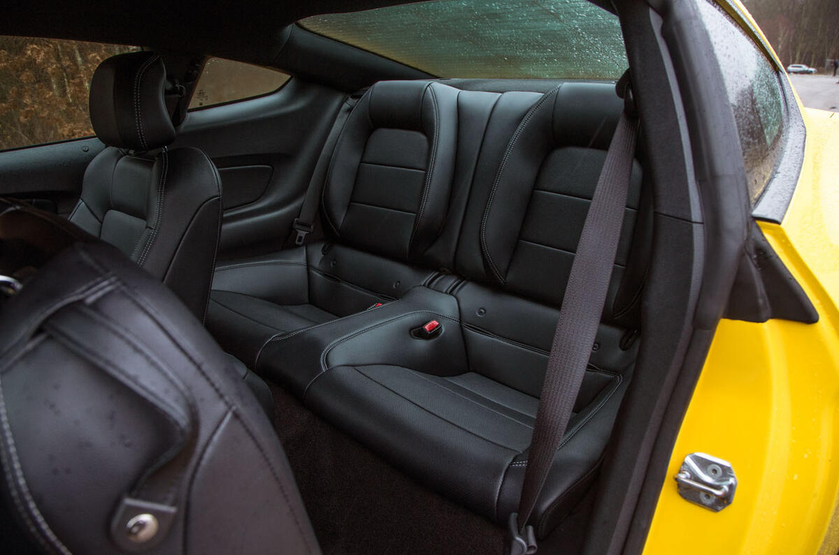 Ford Mustang rear seats