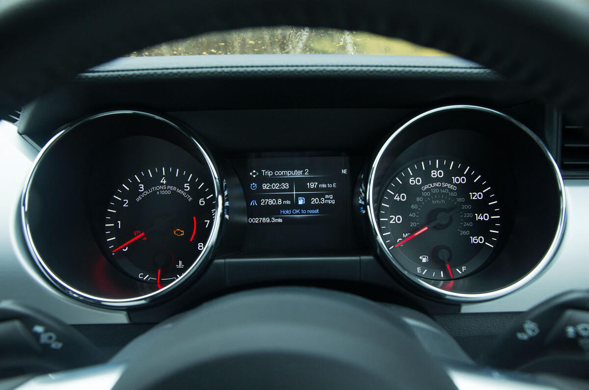 Ford Mustang instrument cluster