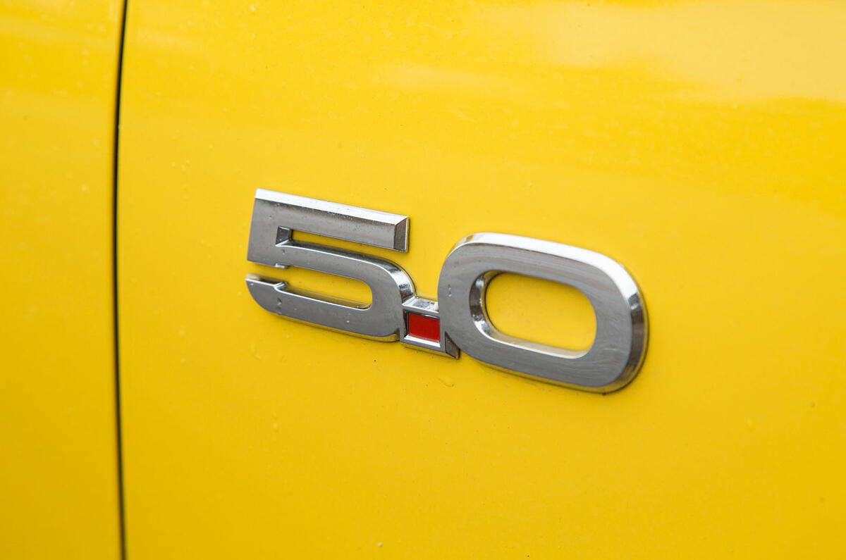 Ford Mustang 5.0-litre badging