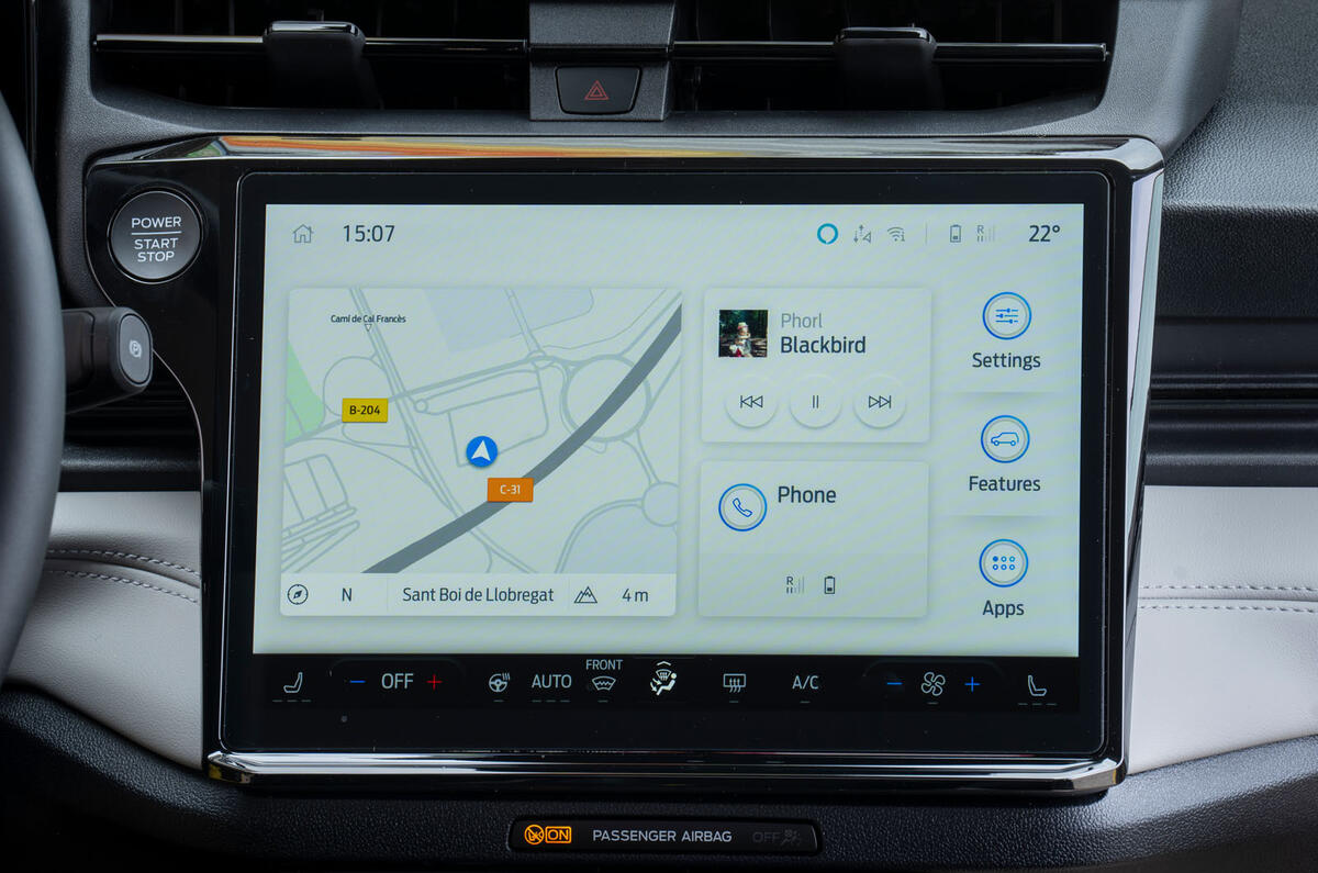 Ford Puma Gen E 2025 Review infotainment 163