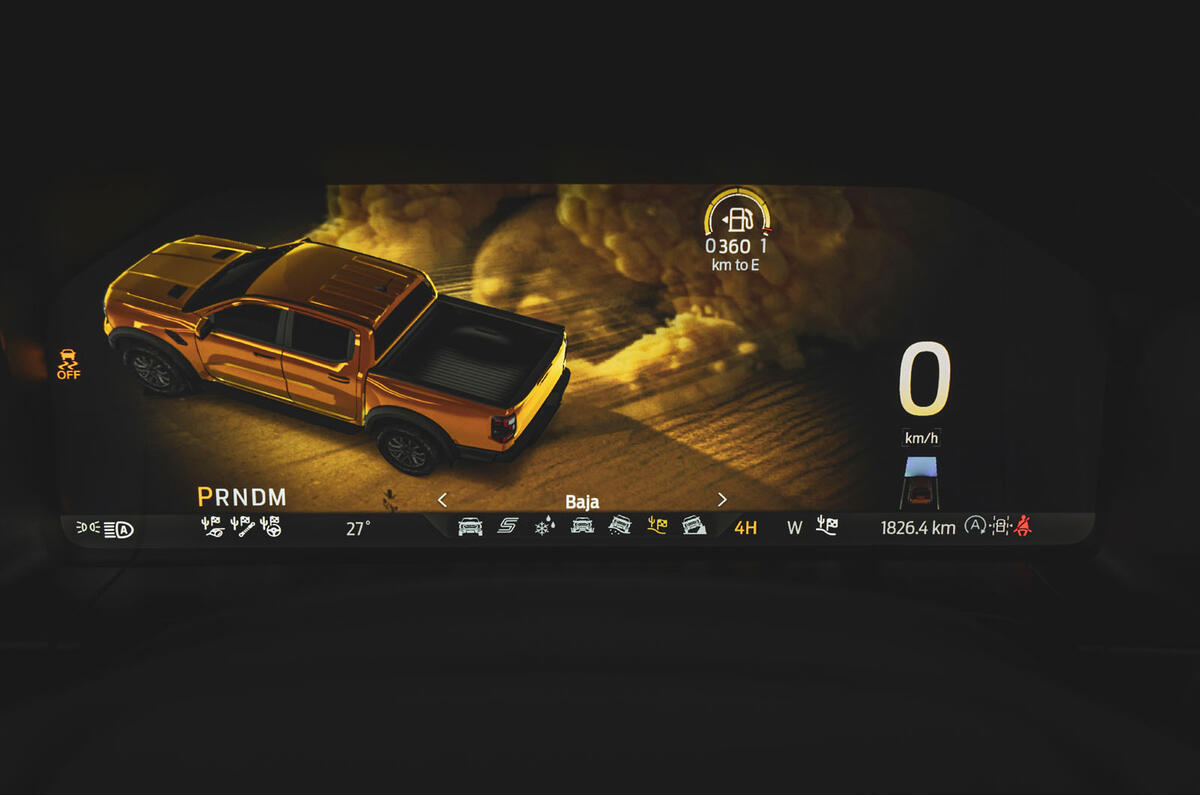 ford ranger raptor 2023 15 screen
