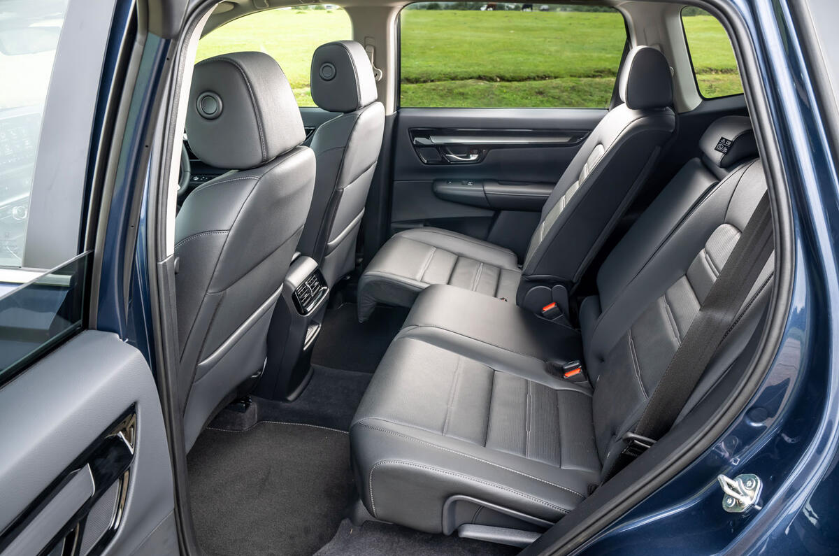 Honda CR-V review 2023 011 back seats sliding