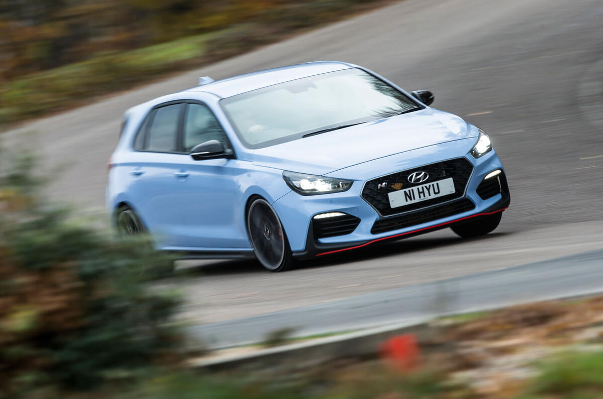 Hyundai i30 N cornering