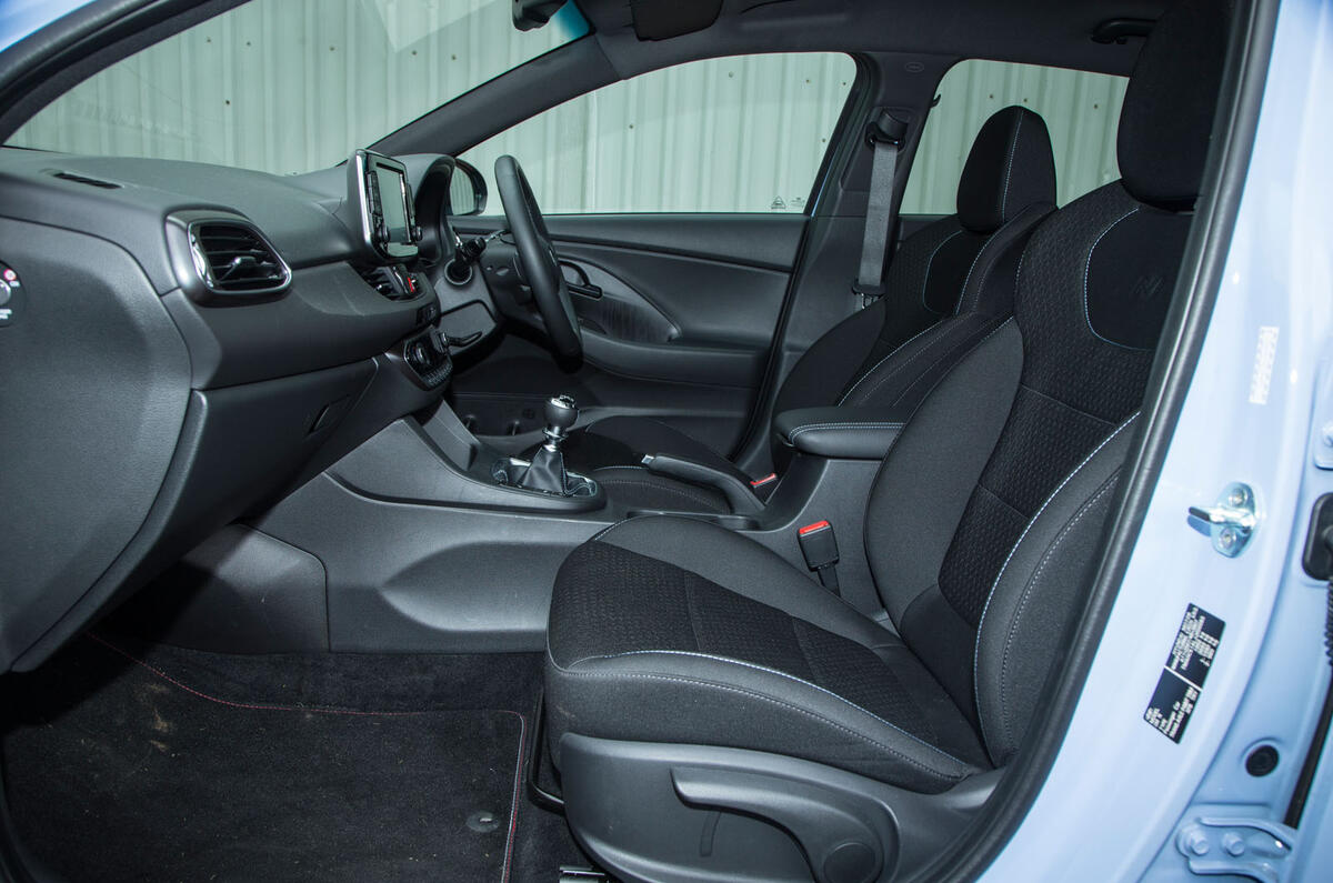 Hyundai i30 N front seats