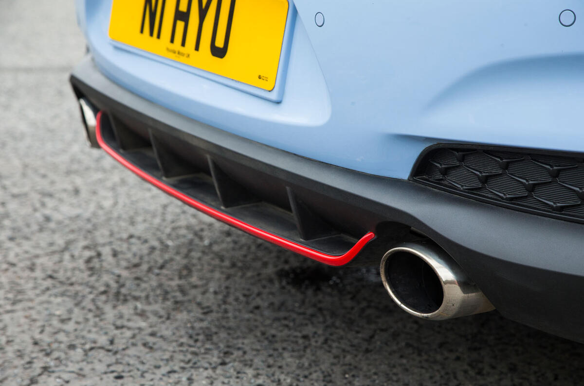 Hyundai i30 N rear diffuser