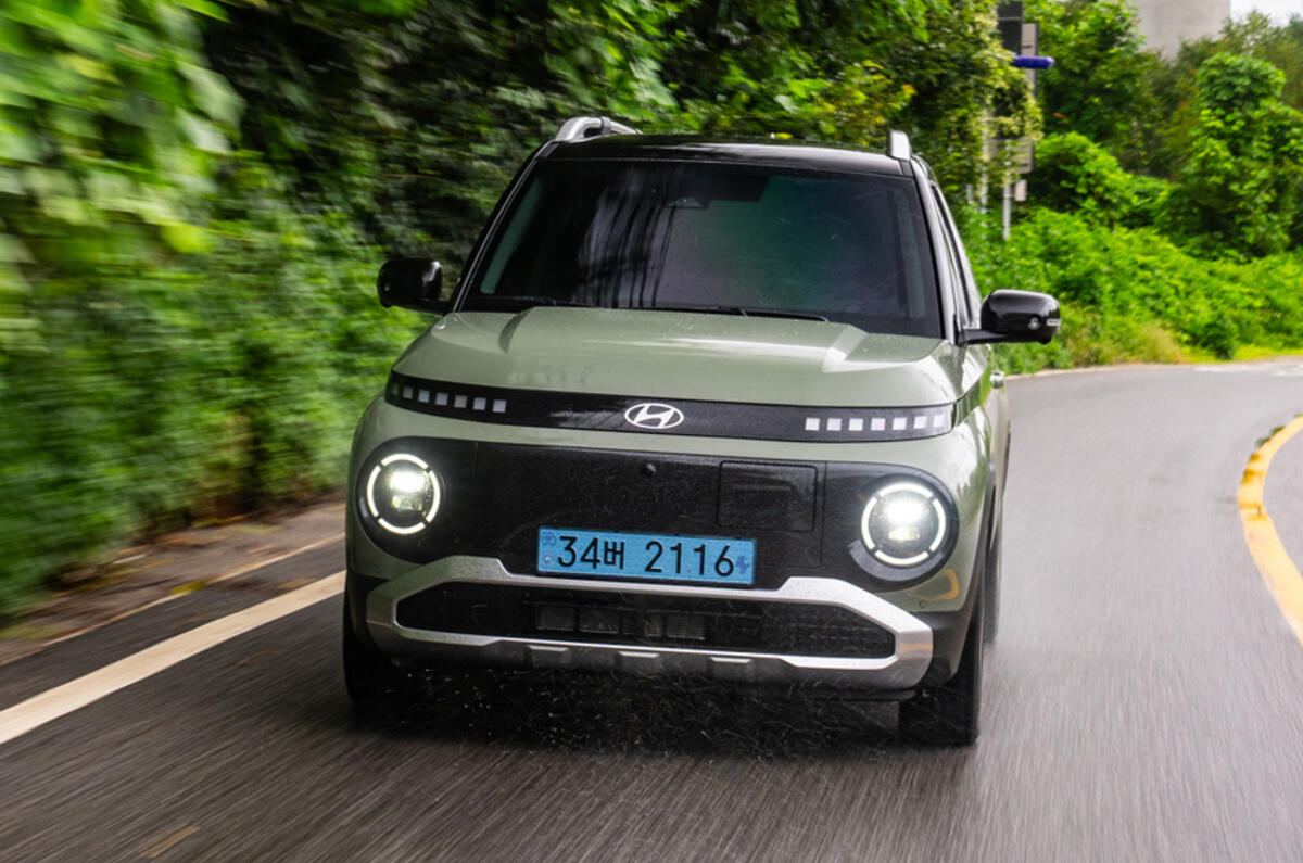 Hyundai Inster essai avant virages difficiles