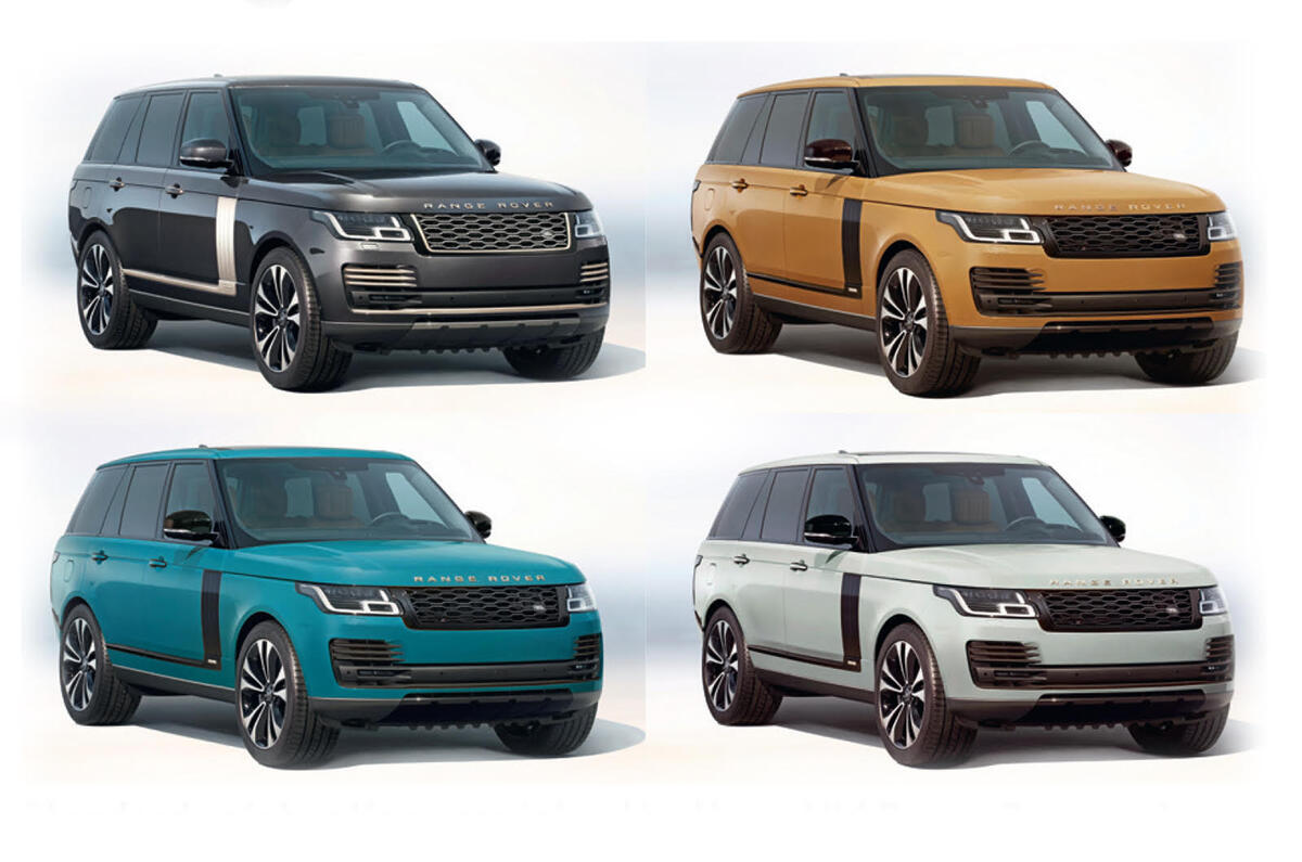 Range Rover Gets Colour Splash For 50th Anniversary Autocar