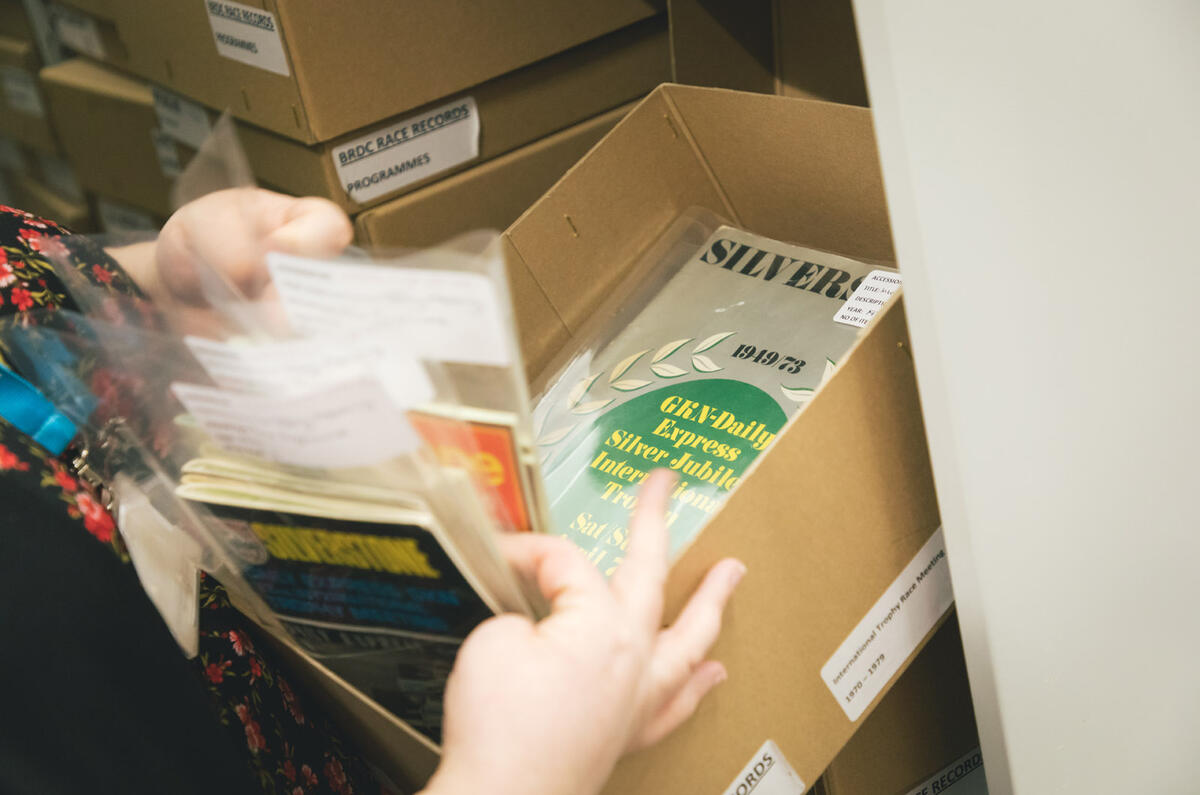 Silverstone museum archives