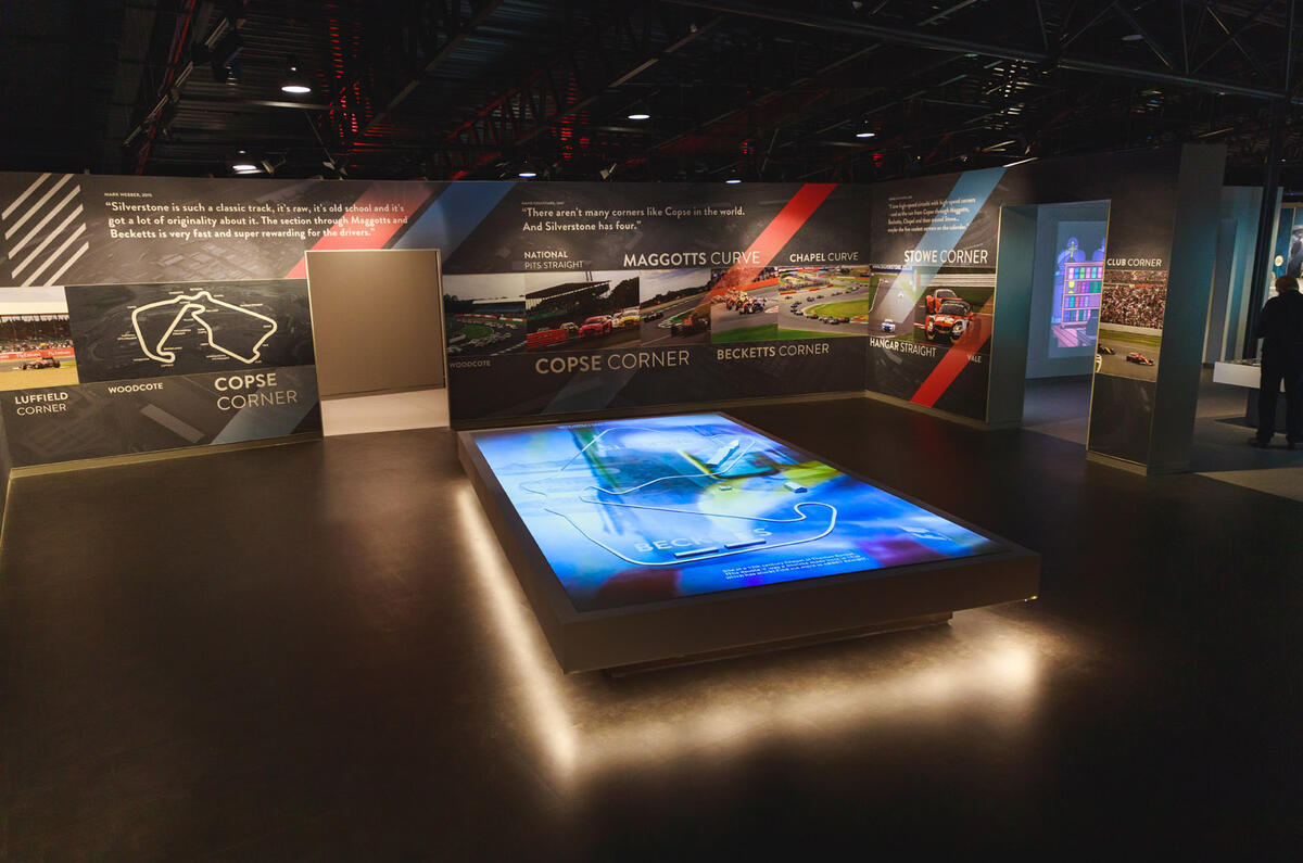 Silverstone museum display