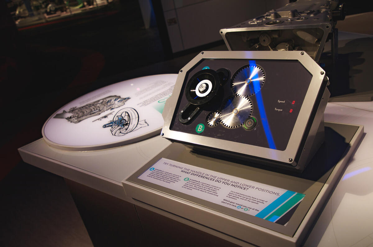 Silverstone museum gears