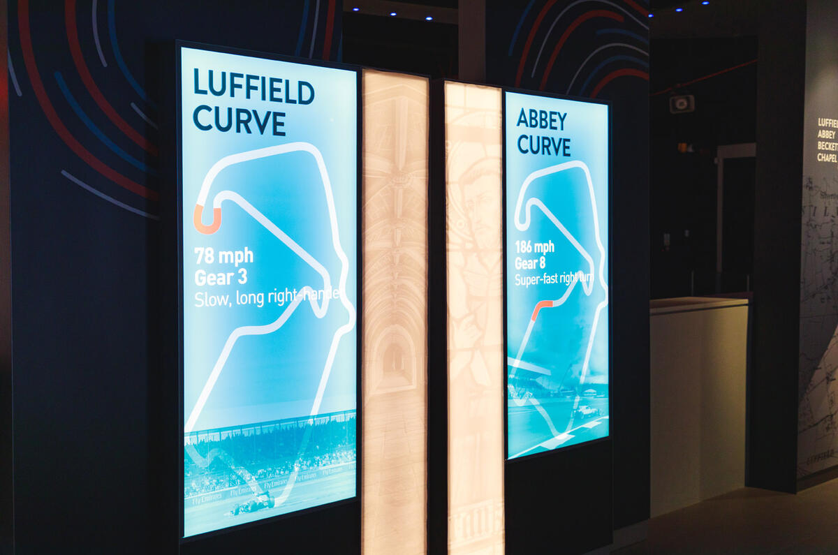 Silverstone museum turn speeds