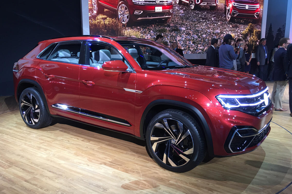 Volkswagen Atlas Cross Sport Concept Unveiled Autocar