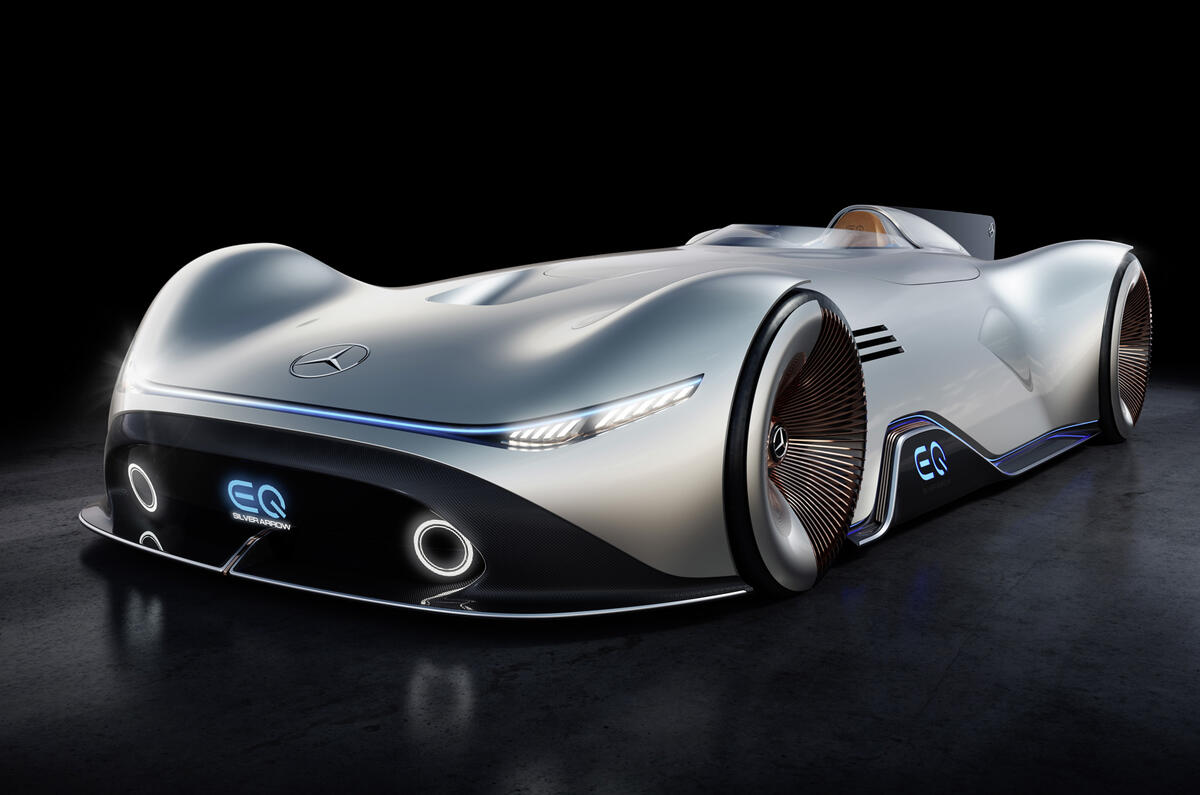 738bhp Mercedes Eq Silver Arrow Electric Concept Revealed Autocar