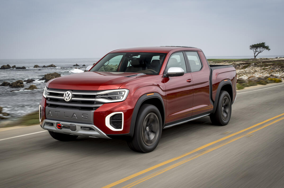 First drive Volkswagen Atlas Tanoak pickup concept Autocar