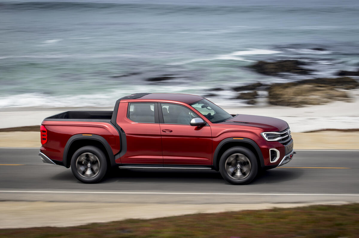 First drive Volkswagen Atlas Tanoak pickup concept Autocar