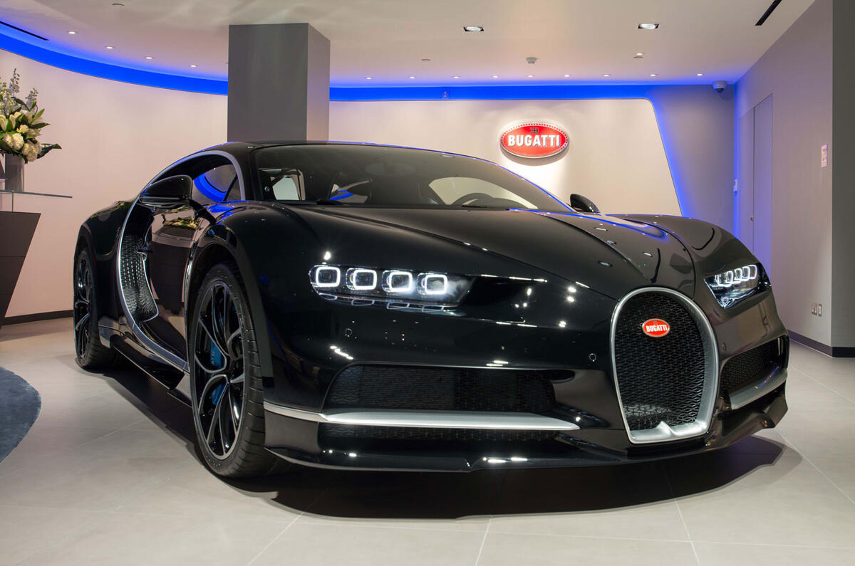 Bugatti Chiron at H.R. Owen London showroom