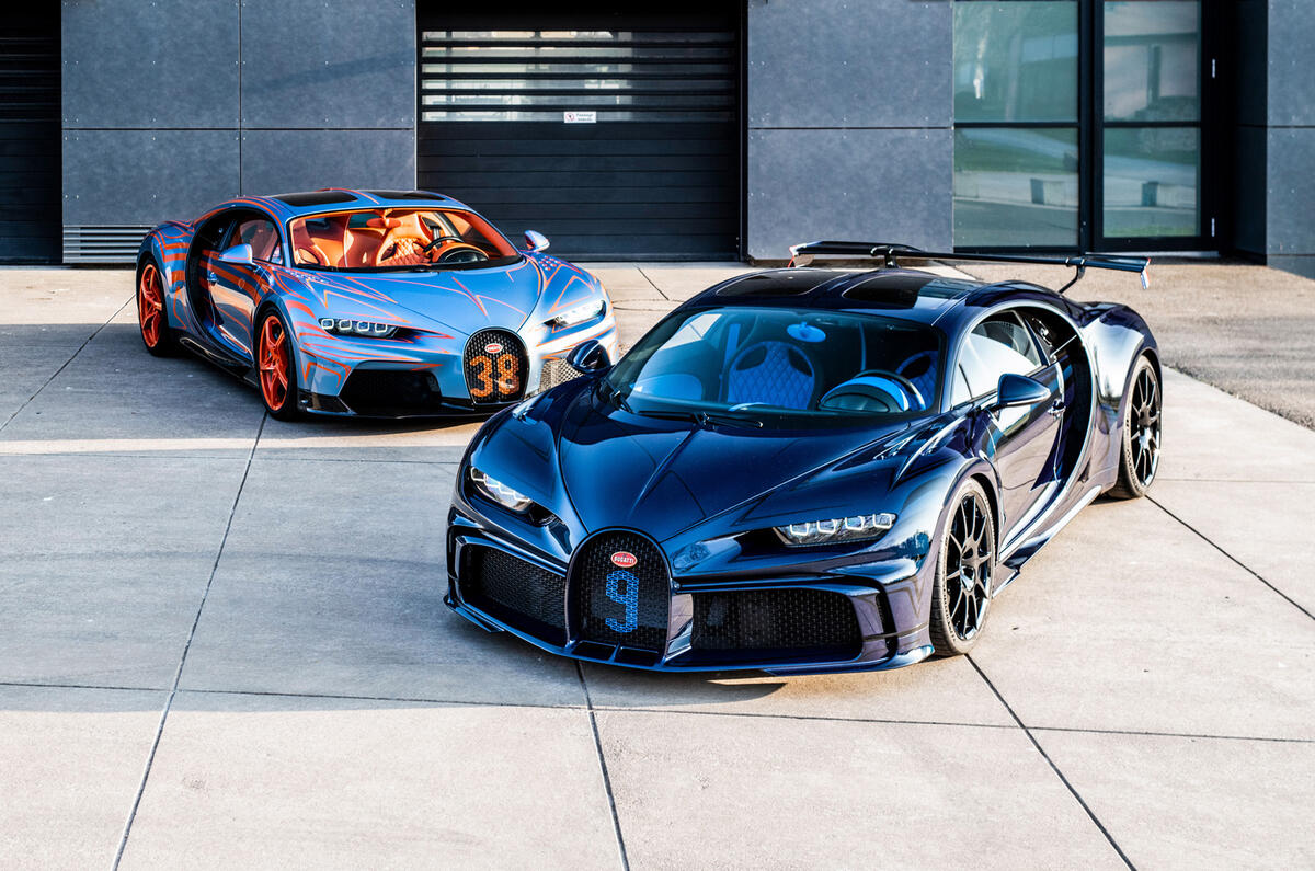 Bugatti reveals two bespoke Chiron models with unique liveries