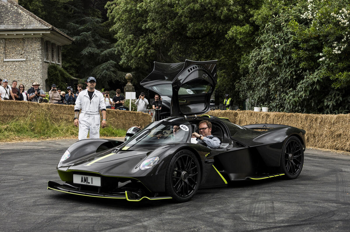 02 aston martin valkyrie doors up goodwood