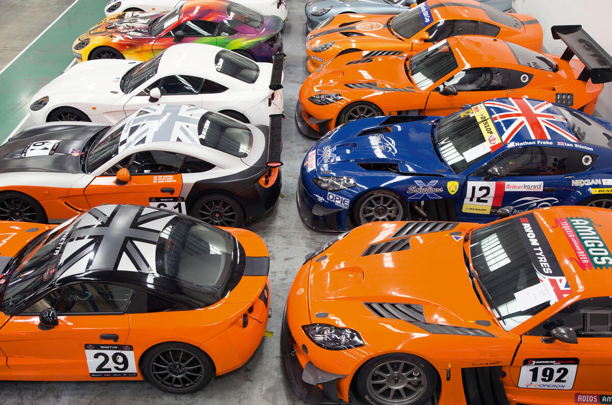 Ginetta racing cars