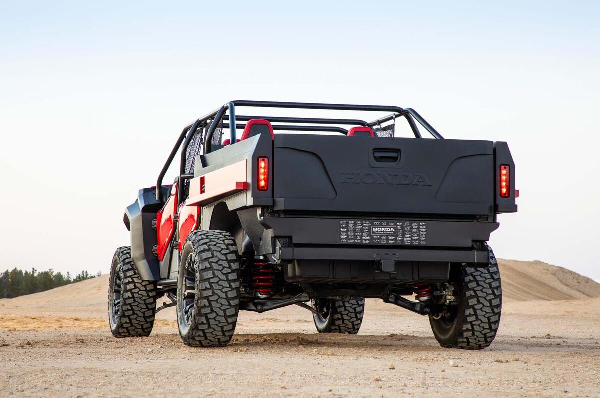 Honda Rugged Open Air Vehicle concept rear three quarters