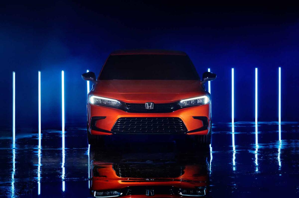 2022 Honda Civic prototype front dead