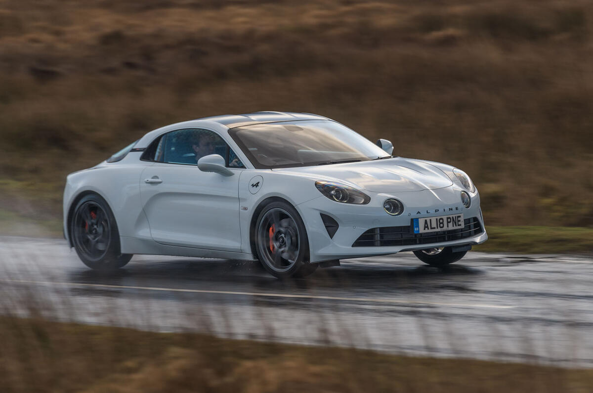 Alpine A110 S 2020 UK first drive review - tracking front