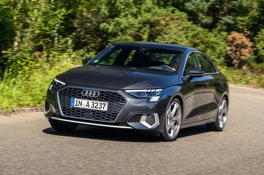 Audi A3 saloon 2020 UK first drive review - hero front