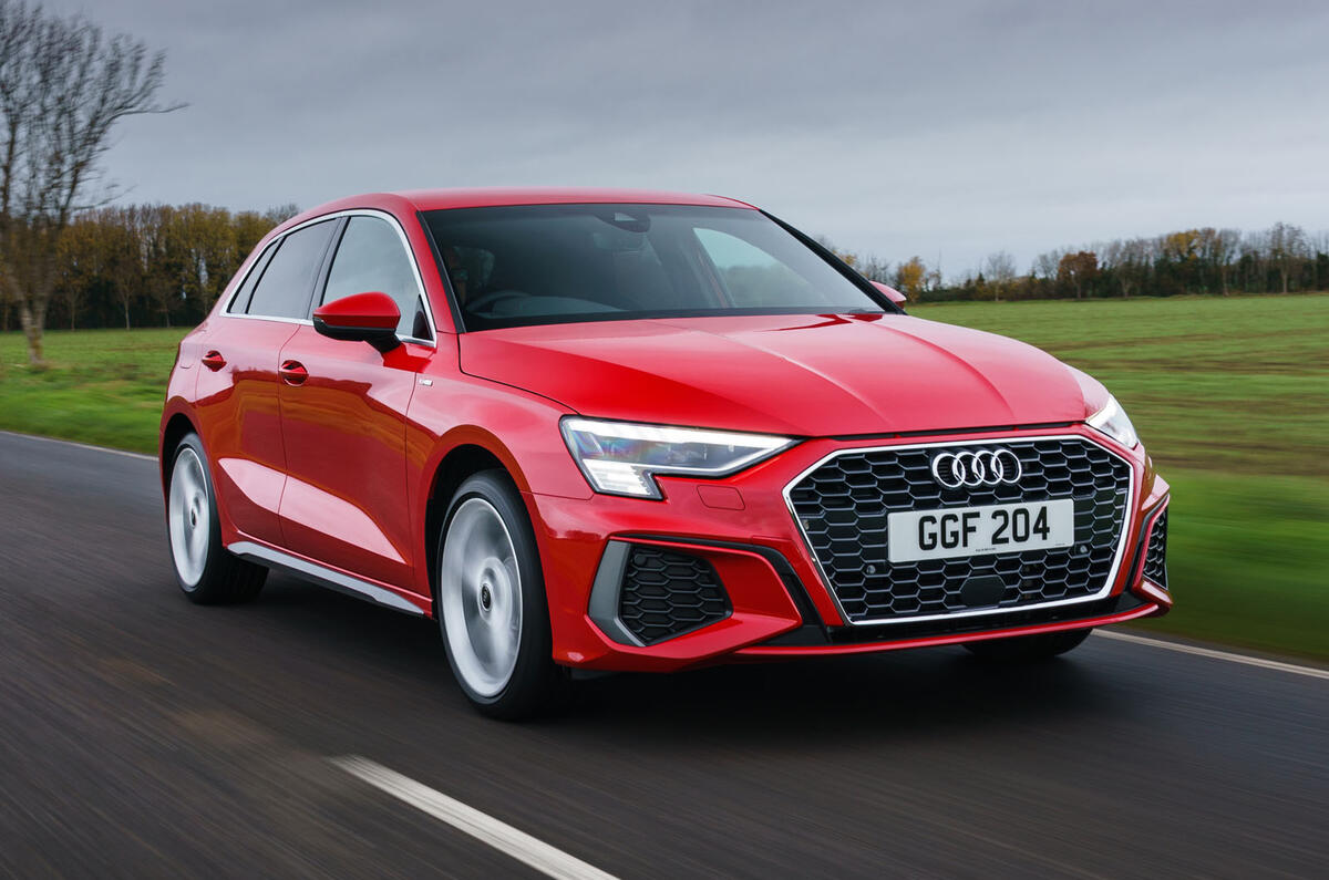 Audi A3 TFSIe 2020 UK first drive review - hero front