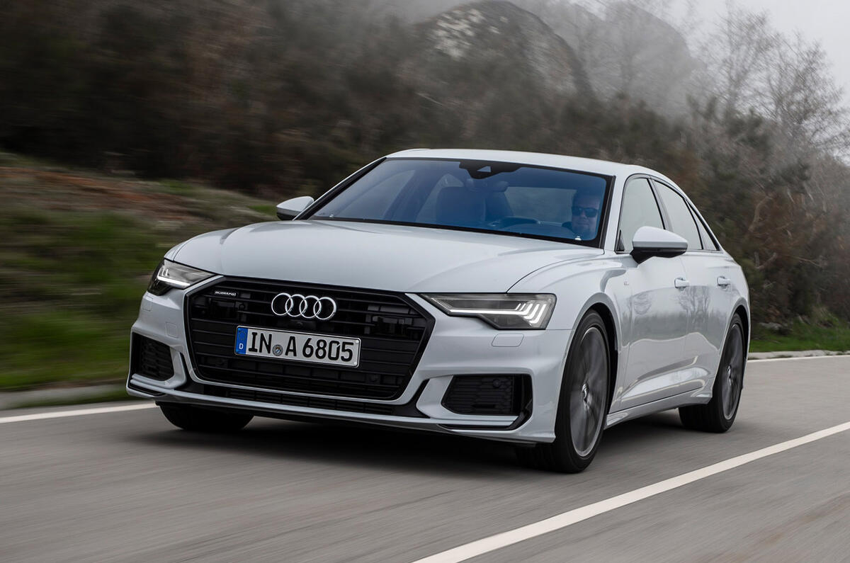 Audi A6 2018 review hero front