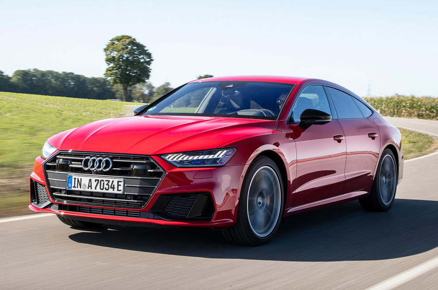 Audi A7 TFSI e 2019 first drive review - hero front