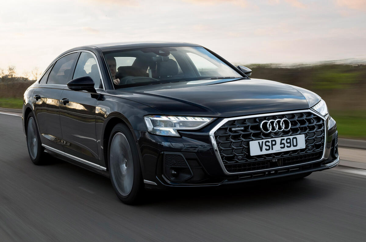 1 Audi A8 50 TDI 2022 UK review lead