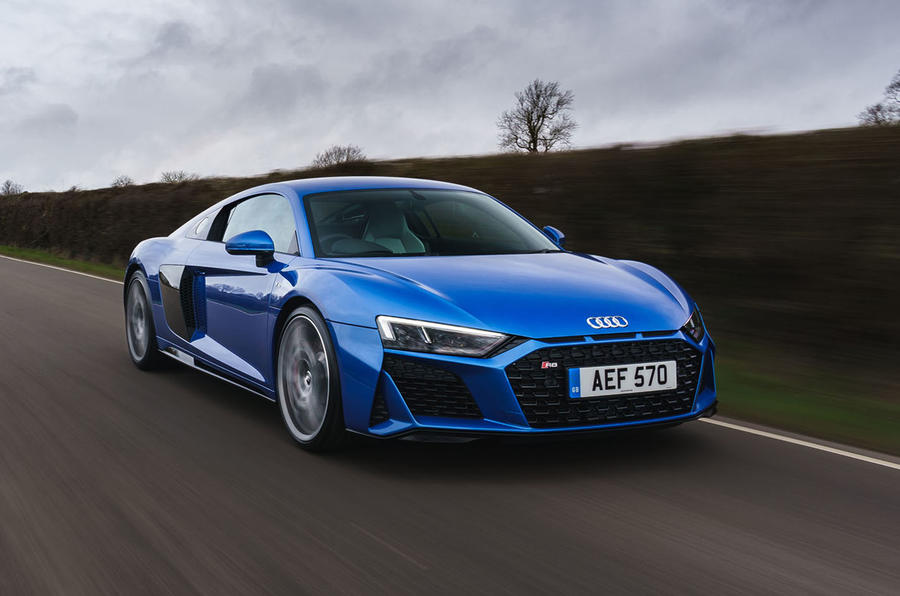Audi R8 RWD 2020 UK first drive review - tracking front