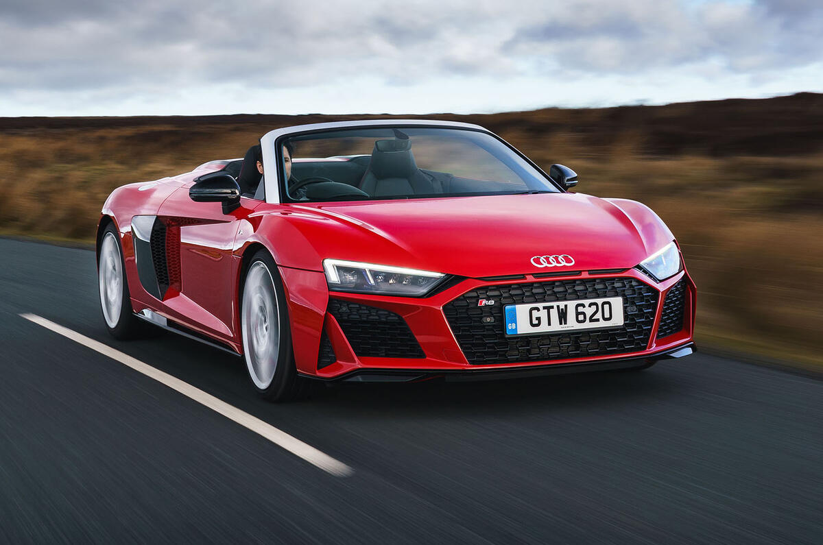 Audi R8 Spyder 2019 UK first drive Autocar