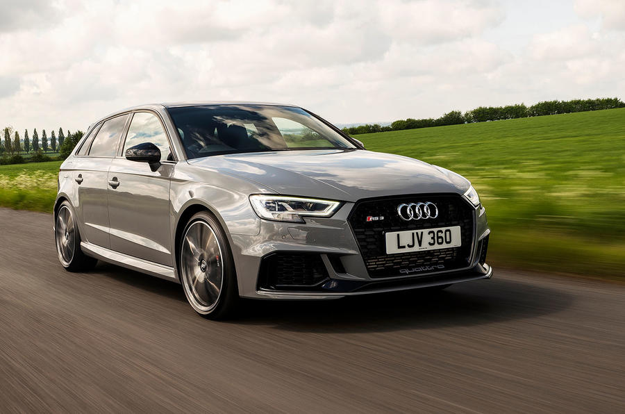 Audi RS3 Sportback 2019 UK first drive review - hero front