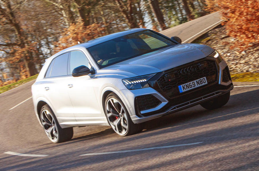Audi RS Q8 2020 UK first drive review - hero front