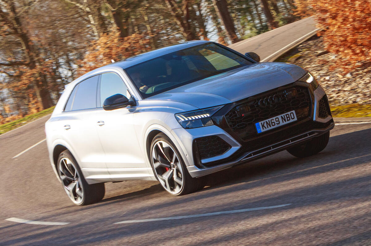 Audi RS Q8 2020 UK first drive review - hero front