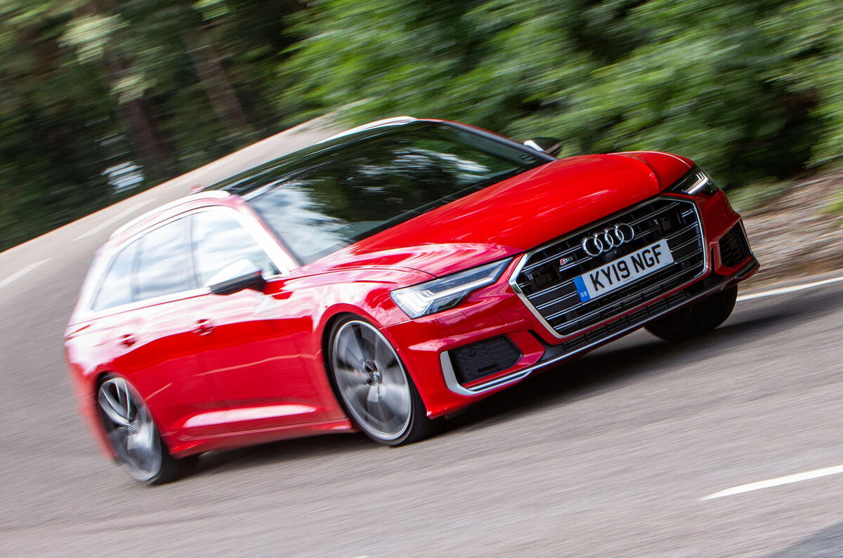 Audi S6 Avant TDI 2019 UK first drive review - hero front