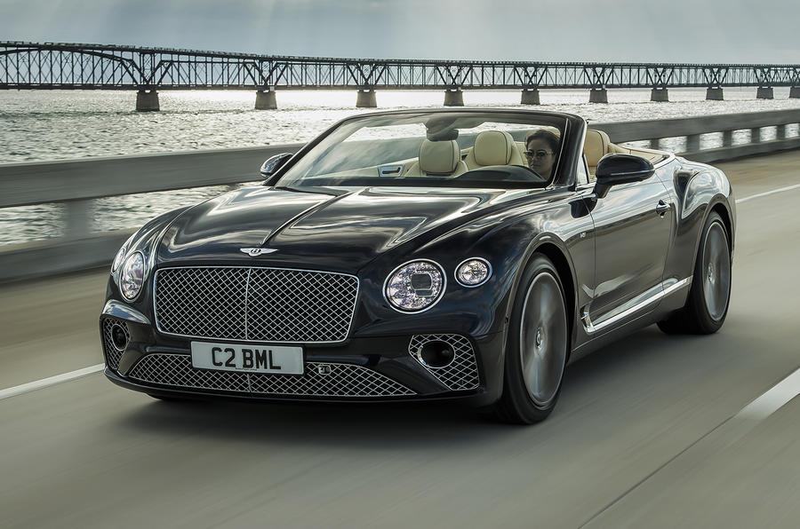 Bentley Continental GT Convertible 2019 UK first drive review - hero front