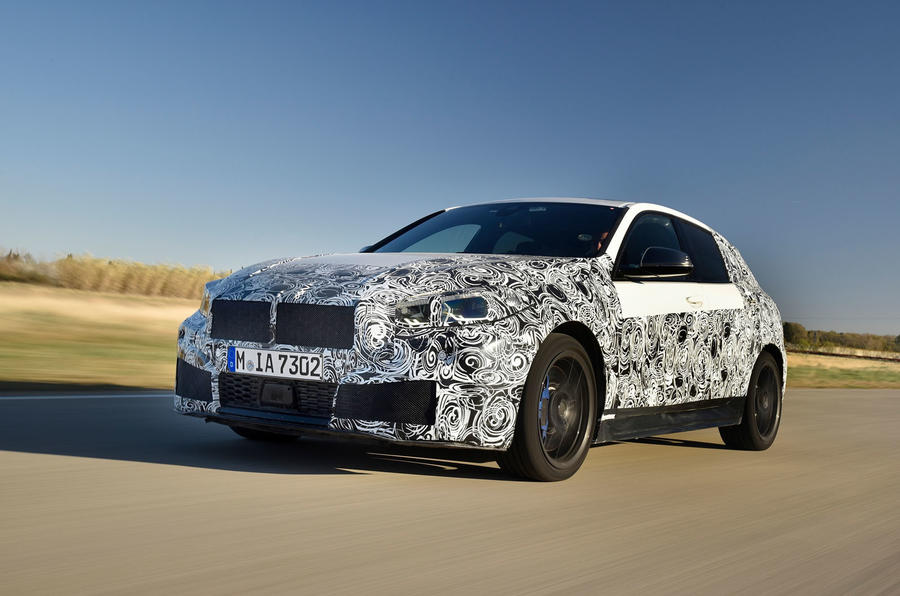BMW 1 Series 2019 prototype drive - hero front