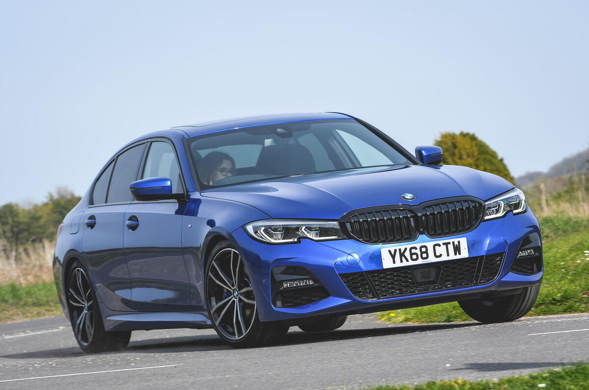 BMW 3 Series 320d 2019 UK first drive review - hero front