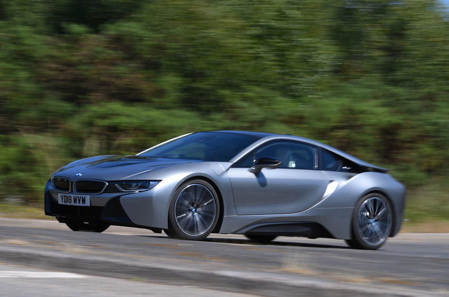 BMW i8 Coupe 2018 UK first drive review hero front