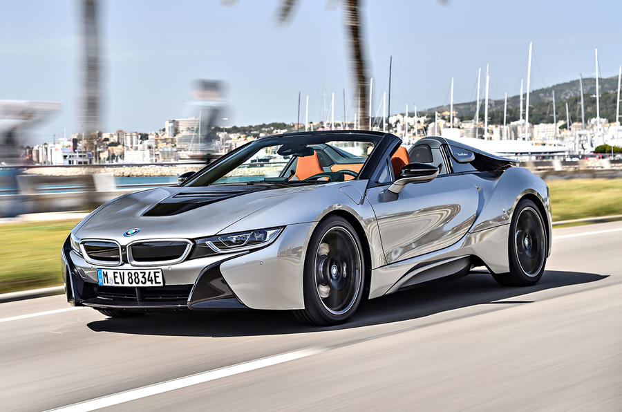 BMW i8 Roadster 2018 first drive review hero front