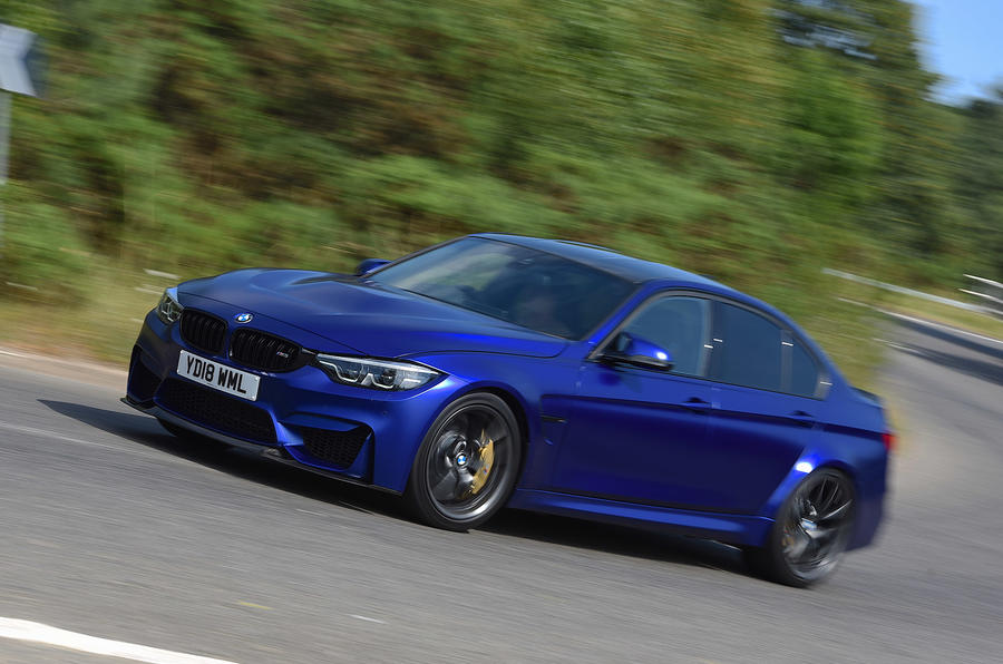 BMW M3 CS 2018 UK first drive review hero front