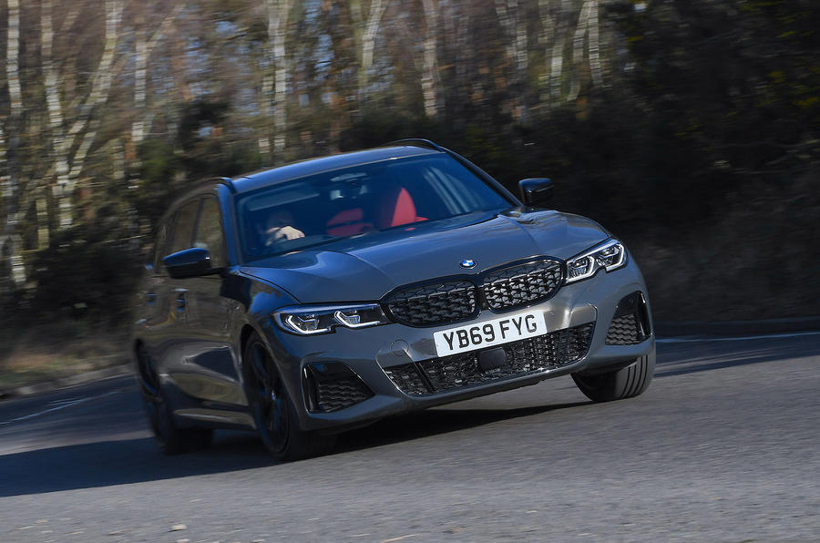 BMW 3 Series Touring M340i 2020 UK first drive review - tracking front