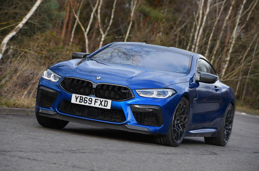 BMW M8 Competition Coupe 2020 UK first drive review - hero front